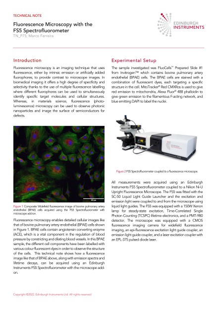 Spectrofluorometer Add-on for Widefield Fluorescence Microscopy