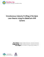 DataRay Inc. - Simultaneous Intensity Profiling of Multiple Laser Beams Using the BladeCam-XHR Camera