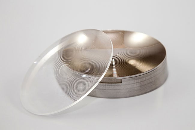 NiPro Diamond-Turned Optics:  Fresnel Insert & Lens