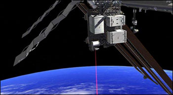 The OPALS flight system, developed at JPL, will beam down to Earth from the International Space Station. 