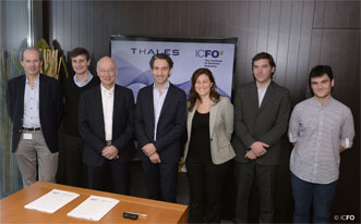 Representatives of Thales and IFCO.