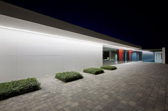 High-efficiency LED architectural lighting. Courtesy of Paula Beetlestone/Plessey. 