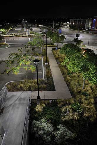 LEDs offer advantages over traditional outdoor lighting