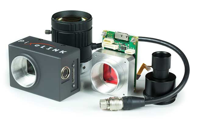 An autofocus camera available enclosed or board level.