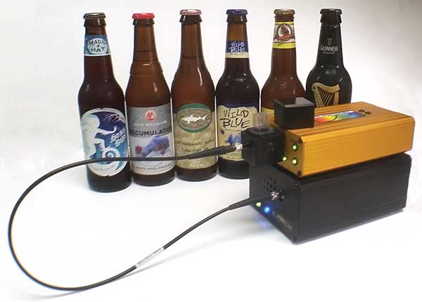 UV-VIS spectroscopy can provide carbohydrate content, and analyze bitterness in the wort (also referred to as pre-fermented beer) or in finished beer. 