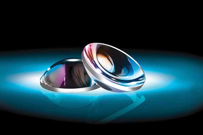 Aspheric lenses are designed to maximize performance in high-power Nd:YAG laser applications. 