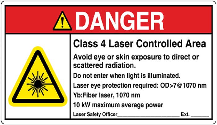 Laser Safety Sign Changes Cause Confusion