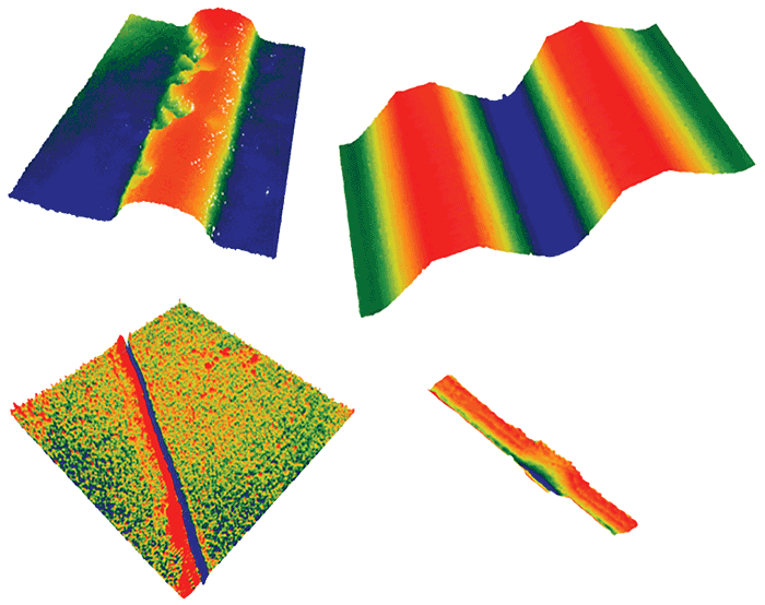 Data images in 3D generated by a polarized structured light 