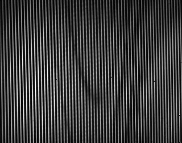 An image output by the experiment, showing the characteristic optical fingerprint of carbon dioxide. 