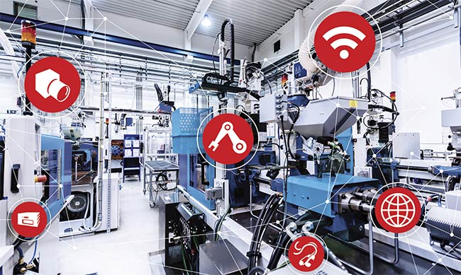  Vision provides data across multiple production lines and devices in smart factories. Courtesy of Stemmer Imaging