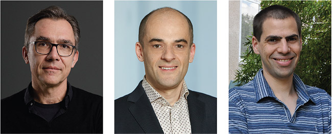 (From left) Jürgen Popp, Daniel Razansky, and Dan Oron will keynote the inaugural BioPhotonics Conference. The virtual event will run Oct. 26-28 and is free to attend.