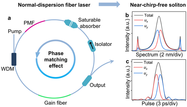 Polarization-Maintaining Fiber Enables Near-Chirp-Free Pulses