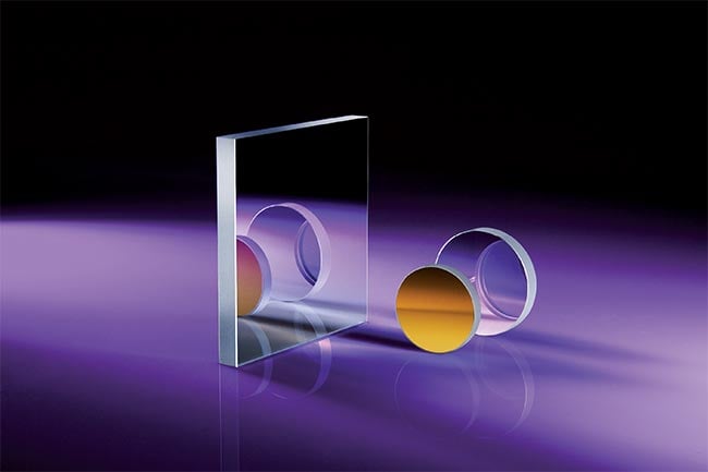 Silver, aluminum, and gold optical coatings benefit from high reflectivity across a broad spectrum and durability, but they can be prone to tarnishing and absorption losses. Courtesy of Edmund Optics.