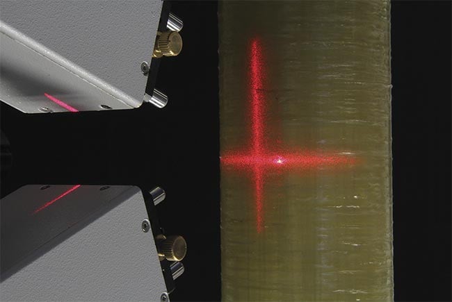 Figure 2. Lasers are used to gauge materials thickness in manufacturing settings. Courtesy of Fraunhoffer ITWM.