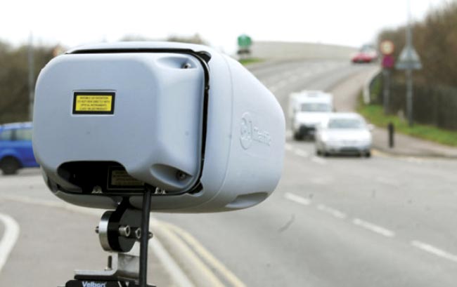 Smart cameras are used to monitor traffic. Embedded vision can also be used for this application. Courtesy of CA Traffic Ltd.