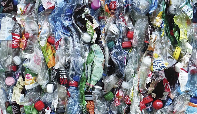 For plastic bottle recycling, particles undergo a multistep recycling and inspection process, aided by Teledyne DALSA’s Genie Nano cameras and Astrocyte AI software before they are reused in new plastic products. Courtesy of Teledyne DALSA.