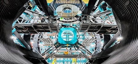 The Vera C. Rubin Observatory in Chile is on track to be the largest ground-based observatory of its kind. The telescope is expected to begin operations next year. Courtesy of Corning Inc.