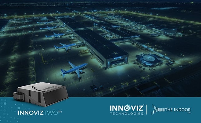 The Indoor Lab will first be implementing the InnovizTwo lidars at Denver, Tampa, and Nashville International airports. Courtesy of Innoviz Technologies.