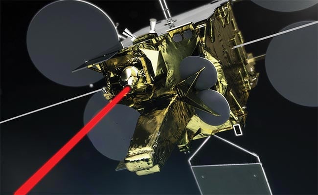 Figure 2. European Data Relay Satellite (EDRS)-A is the first node of the EDRS. Courtesy of ESA.