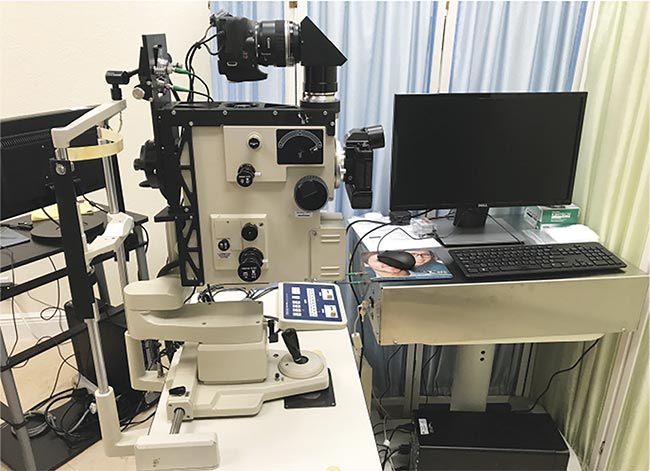 Figure 1. A prototype of the new clinical dynamic light-scattering (DLS) device. Courtesy of Jeffrey N. Weiss.