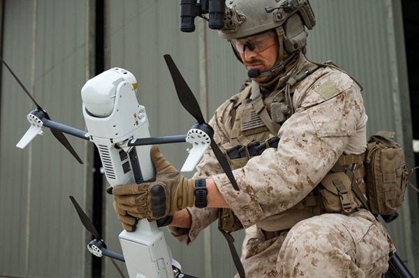 Teledyne has been contracted by the US Marine Corps Systems Command to provide more than 600 of its advanced Teledyne FLIR Defense Rogue 1 lethal loitering munitions systems. Courtesy of Teledyne FLIR.