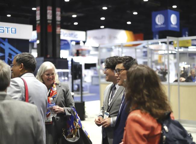 Automate attendees interact during the exhibition. Courtesy of A3.