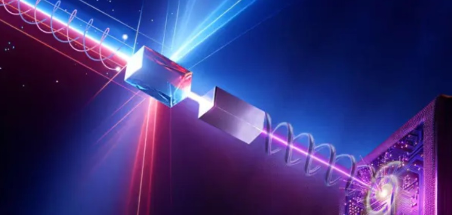 Deep ultraviolet (DUV), solid-state laser with a compact setup generates a vortex at 193 nm wavelength. Courtesy of the Chinese Academy of Sciences/Hongwen Xuan.