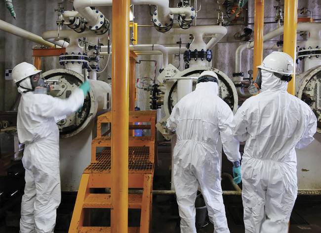 Inspectors monitor nuclear facilities for possible radiation leakage. Courtesy of Resolve Optics.