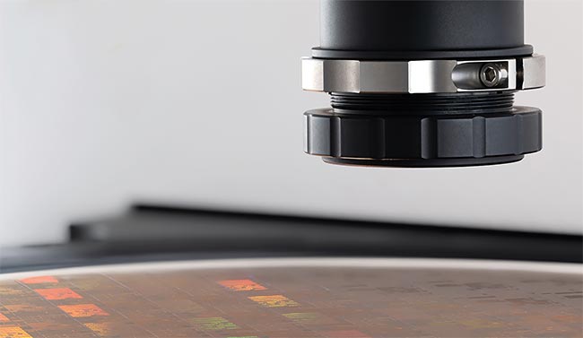 DIVE imaging systems uses Specim FX hyperspectral cameras for high-precision, nondestructive, and rapid wafer inspection. Courtesy of Specim.
