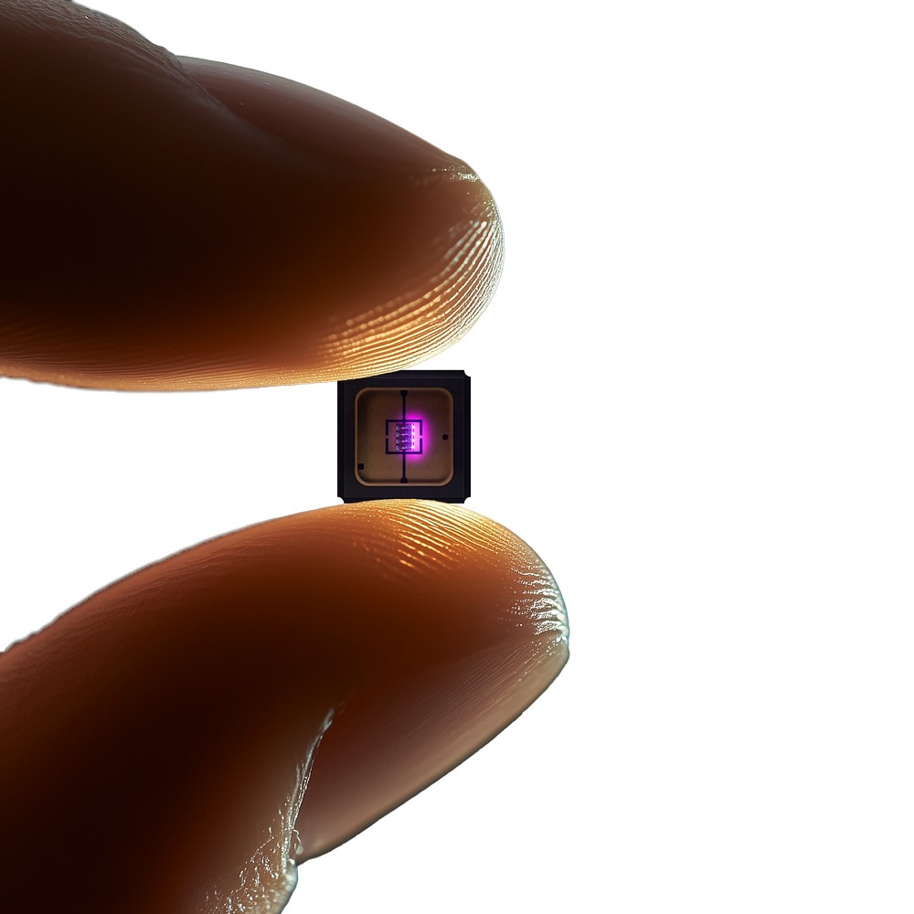 Uviquity’s solid-state far-UVC semiconductor light sources can seamlessly integrate into a wide variety of applications using standard photonic packages. Courtesy of Uviquity.