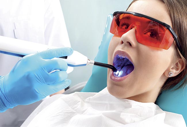 Infrared sensing can be used to monitor laser dental therapies. Courtesy of VIGO Photonics.