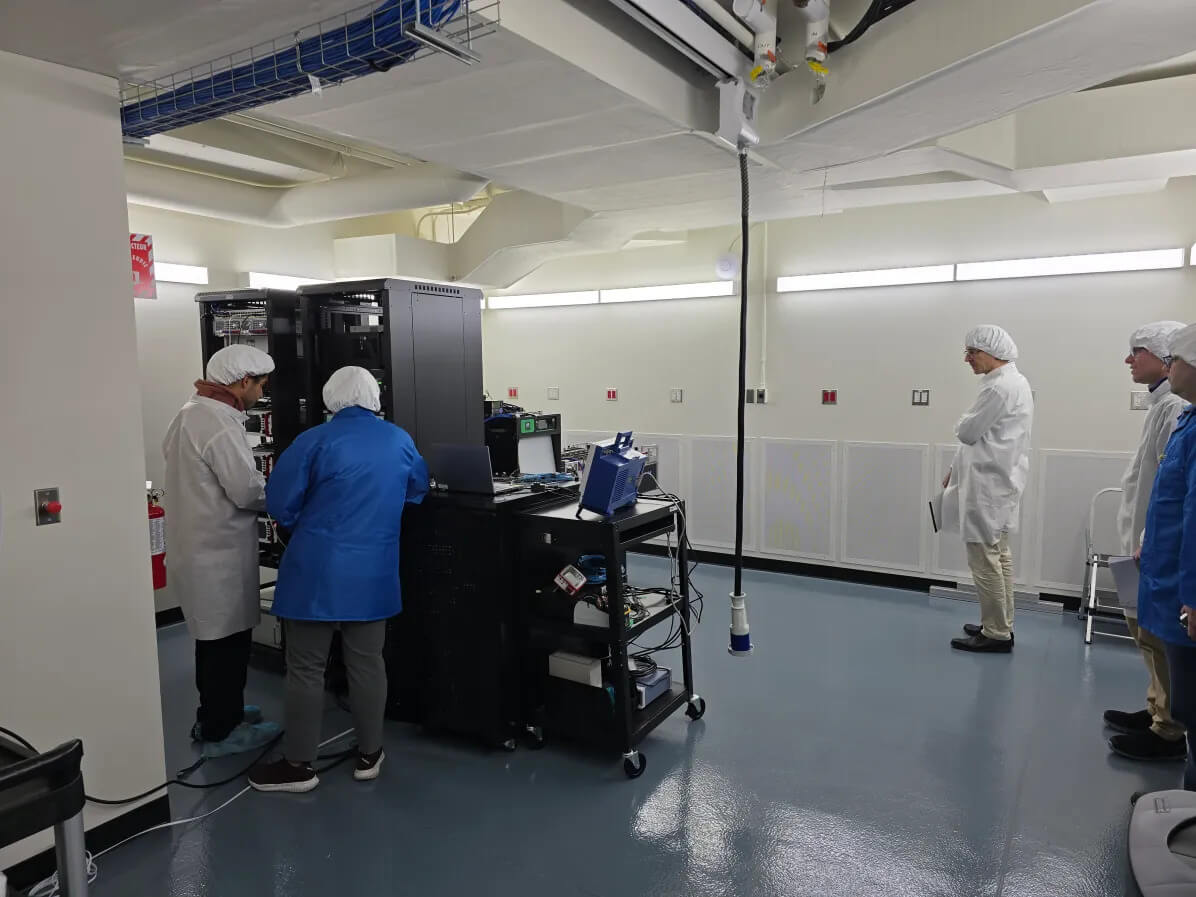 Pasqal opened its North American quantum computer manufacturing facility in Sherbrooke, Québec. Courtesy of Pasqal.