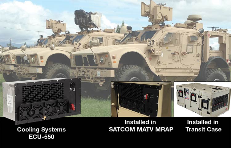 Nitinol stent cutting using a direct refrigerant cooling (DRC) EKSPLA FemtoLux system (top). Aspen Systems’ refrigeration systems, as used in military applications (bottom). Courtesy of Vactronix Scientific (top) Aspen Systems LLC (bottom).