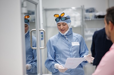 Menhir Photonics unveils Swiss production facility. Courtesy of Menhir Photonics.