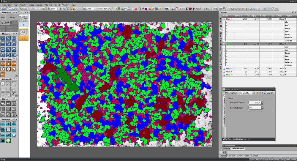 iWorks - Metallographic Image Analysis Software