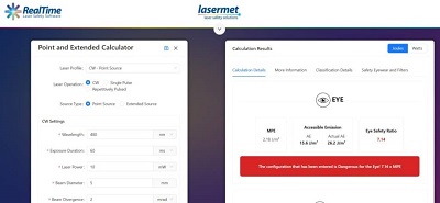 Lasermet Laser Safety Software