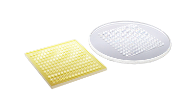 2D Glass Molded Lens Array. Courtesy of Coherent.