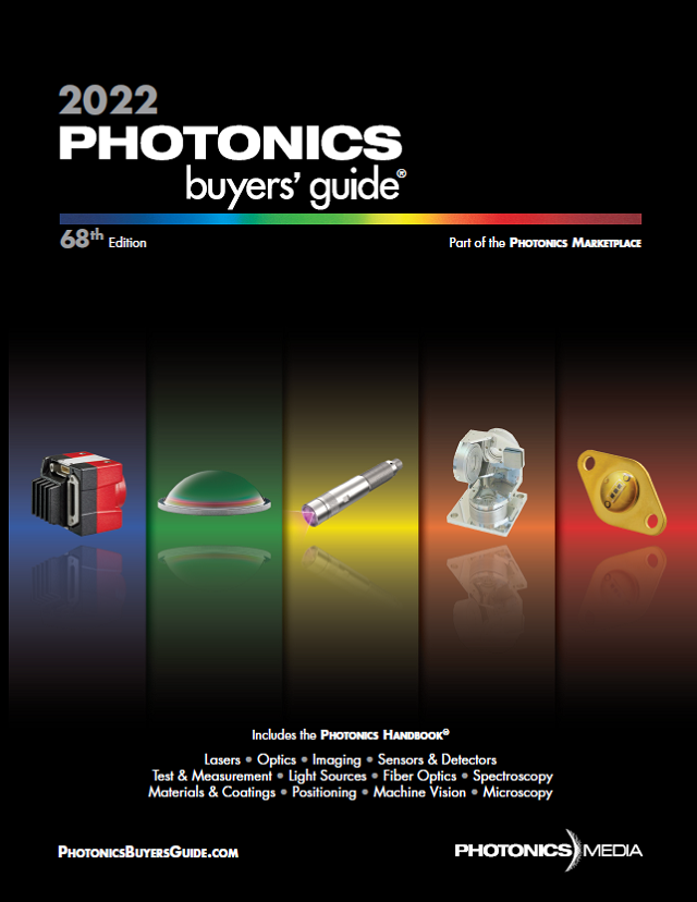 2022 Photonics Buyers' Guide Photonics Media Bookstore